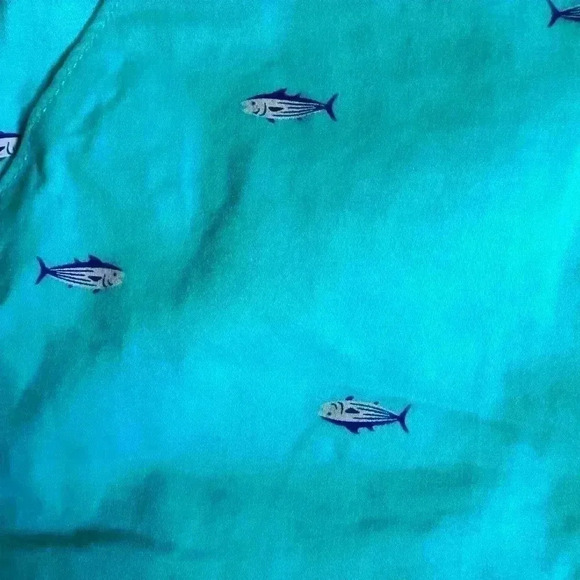 Magellan Women's Size 14 Blue Fish Shorts Spring Summer Cruise Vacation - Picture 2 of 8